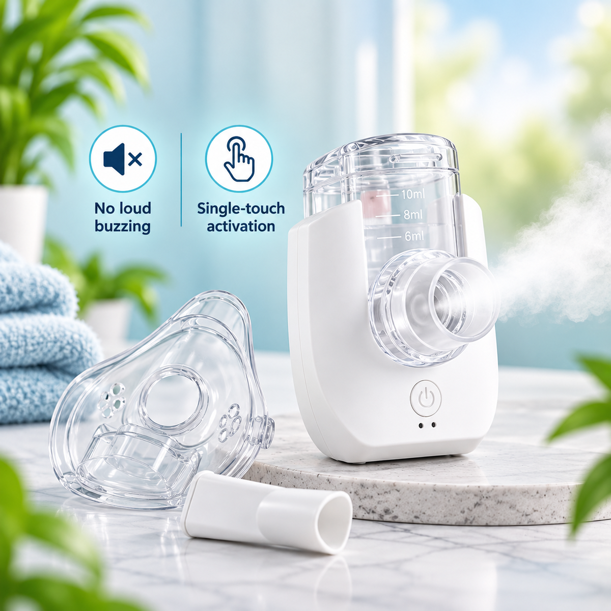 Easily soothe airways after a long, exhausting day